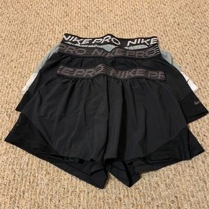 Nike Pro Flex Shorts 2 in 1
